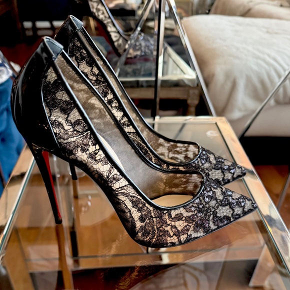 Christian Louboutin Follies 100 Rete/Dent Gloss/Patent - Picture 4 of 10